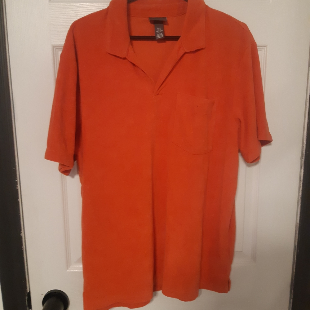 H&M Bold Orange Polo Shirt